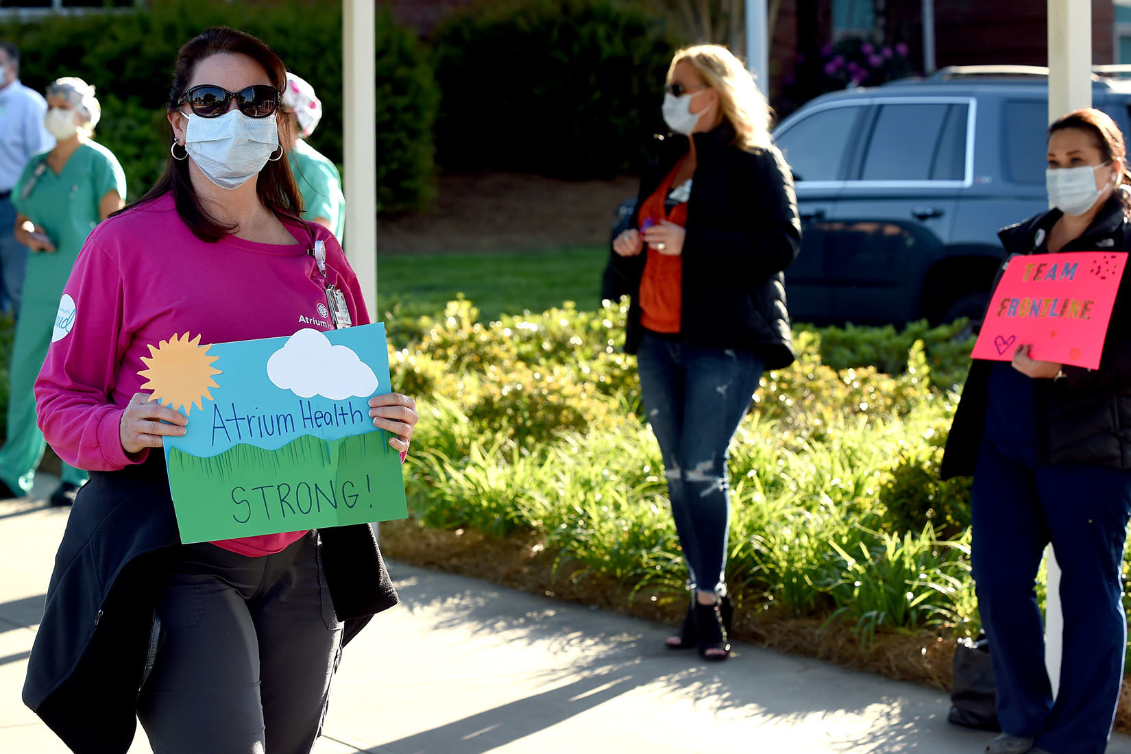First Responders Salute Atrium Health Workers